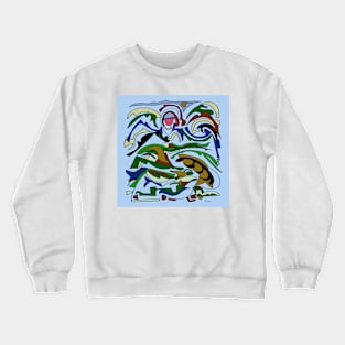 AB The sign of the Fish Crewneck Sweatshirt